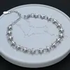 Fornecimento Exclusivo Transfronteiriço de Pequenos Produtos: Pulseira de Círculo com Halteres Italiana para Mulheres, Joia Nova de Luxo Leve de Nicho Estilo Ins