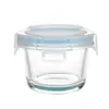 Contenedor de almacenamiento de comida para bebés Tazón de vidrio para cocinar al vapor para bebés Tazón de comida para bebés Tazón de vidrio para cocinar al vapor huevos Contenedor de vidrio para alimentos Frasco hermético Congelador