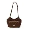 Bolsa de Ombro Tendência da Moda Feminina 2025 Novo Verão Nicho Simples High-End Versátil Casual para o Dia a Dia Bolsa Transversal