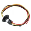 Ensamblaje de Conector de Cable de Anillo Rozante Conductor Giratorio de 360 Grados de Alta Potencia Tipo Tapa de Cepillo Anillo Conductor para Mesa de Comedor de 2 Vías