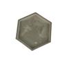 BK2010 hexagonal suculenta vaso de silicone molde de base de cimento para vaso de flores
