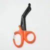 Tijeras de Acero Inoxidable con Clip para Colgar para Gasa, Tijeras para Vendajes Caseras, Tijeras Curvas para Cinta, Tijeras para Lona, Portátiles para Uso al Aire Libre