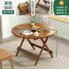 Mesa Plegable Yishe, Mesa Cuadrada Pequeña para Apartamentos Pequeños, Mesa de Comedor Portátil Simple para Exteriores en Balcón, Mesa de Comedor para Puesto, Mesa de Café