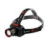 Lanterna de Cabeça Forte Luz Transfronteiriça, Laser Branco, Recarregável, Bateria de Longa Duração, Zoom, Iluminação de Cabeça para Pesca Noturna, Recarregável