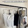 Máquina de Cuidado de Hilo de Verano Diseño de Camisola Cruzada sin Espalda Copa Fija Sentido del Diseño Top de Espalda Hermosa Hueco para Chicas Calientes Mujeres