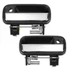 Maçanetas de porta cromadas com ferragens metálicas, adequadas para modelos Toyota Hilux de 1998 a 2004
