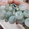 Colgante de jade con hebilla Tianshan Cui Ping An de jade de seda dorada natural de Xinjiang con colgante de cuerda con colgante de jade colgante de jade suministro en vivo