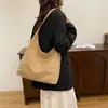 Bolso de Hombro de PU Otoño e Invierno, Gran Capacidad, Versátil, Moderno, Sencillo, Bolso Tote para Viaje Diario, Textura Casual, Bolso Cruzado para Mujer