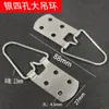 Gancho de Hardware Grande para Colgar de Cuatro Ojos para Marcos de Fotos, Hebilla de Colgar de Cuatro Agujeros para Placas, Pinturas Decorativas, Marcos de Pintura al Óleo, Anillos para Colgar