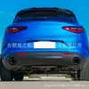 Aplicable a 17-21 Alfa Romeo Stelvio alerón trasero modificado de fibra de carbono alerón central de fibra de carbono real alerón superior de fibra de carbono