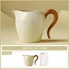 Taza de Cerámica para Compartir Té del Horno Ru Yu Huang, Adecuada para Uso Doméstico, Accesorio de Juego de Té Estilo Chino