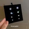 Imán Magnético Succión Zircón Clip para Oreja sin Agujeros Moda Elegante Sencillo Pendientes Versátiles ins Nuevo Pendientes de Celebridad de Internet para Mujeres