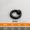 Puxador de Gaveta Anel Moderno Estilo Chinês e Europeu em Preto e Dourado, Puxador Simples de Furo Único para Mesa de Cabeceira
