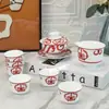 Conjunto de Chá Kung Fu Europeu Retro Transfronteiriço de 8 Peças Tampa para Caneca Gorda Tigela Xícara de Chá Presente para Casa Chinesa