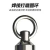 Accesorios para pesca Luya al por mayor giratorio con rodamiento 0#-10# + pasador reforzado conector de anillo simple giratorio de acero inoxidable