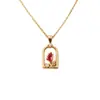 Collar de trébol de cuatro hojas simple y de moda, el más vendido transfronterizo para mujeres en verano, joyería de nicho de lujo ligero de alta gama, regalo al por mayor