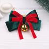 Acessórios de joias de Natal outono e inverno acessórios de laço semiacabados grampo de cabelo infantil feito à mão material para acessórios de cabelo diy