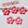 Accesorios de resina al por mayor accesorios diy material hecho a mano flor para zapato pegamento crema para taza accesorios para el cabello para niños línea flor de borde redondo
