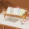 Estante de Livros Prateleira de Armazenamento de Mesa Mesa de Estudo Caixa de Armazenamento Suporte de Livros de Madeira Livro Livro Armário de Armazenamento de Grande Capacidade