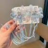 Set de Tocado para Niños de Estilo Chino Horquilla Dinastía Han para Niñas Horquilla de Estilo Antiguo Sacudida Paso Súper Hada Borla Mariposa Accesorios para el Cabello