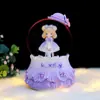 Bola de Cristal Musical con Nieve y Luz Estilo Ins Soñador Nube Flotante Canción de Amor, Exquisito Regalo para Niñas, Dropshipping