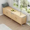 Gabinete de Madera Maciza para Ventana Saliente Gabinete de Almacenamiento Gabinete de Almacenamiento para Balcón Gabinete Bajo para Ventana de Dormitorio Se Puede Sentar en el Piso de Tatami Gabinete Largo