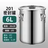 Balde de Arroz à Prova de Umidade Balde Selado à Prova de Insetos Balde de Aço Inoxidável 304 Balde de Arroz Doméstico Espessado Armazenamento de Farinha 10kg 25kg
