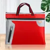 Bolsa de Escritório Jerry Jl3117 para Homens e Mulheres, Tecido Impermeável de Lona de Grande Capacidade para Documentos com Logo Impresso