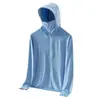 Roupa de Proteção Solar Leve, Solta, Confortável e Respirável para Esportes de Montanhismo ao Ar Livre no Verão para Homens e Mulheres, Jovens, Jaqueta de Proteção Solar para Pesca