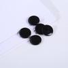 Venta al por mayor de fábrica en stock resina doble cara botones para camisas de panadería al por mayor Negro Blanco Transparente de dos ojales botones para ropa
