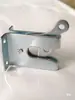 Cerradura táctil de valla de estacas pestillo automático pestillo de puerta de madera de valla cerradura de golpeo de hierro granja exterior corral para cerdos inserto para puerta de mascota