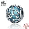 Evelle Europeo y Americano Venta Caliente Estrella S925 Plata de Ley Estrella Joya Cuentas Pulsera Accesorios Cuentas