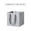 Bolsa tote cuadrada de punto diseño libre flores bolsa de caramelo portátil bolsa de embalaje para ramo bolsa de papel Kraft engrosada