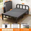 Cama plegable para cama individual, cama simple para dormitorio de adulto en casa, cama dura para habitación de alquiler, cama de hierro portátil, cama de acompañante, cama extra