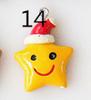 Resina de Natal pequeno pingente Papai Noel Decoração de árvore de Natal pequeno pingente Brinco DIY Colar Suprimento transfronteiriço