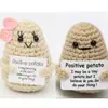 Productos transfronterizos de Amazon adornos de muñeca de dibujos animados de frutas y verduras tejidos de lana hechos a mano energía positiva