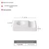 Tigela de Arroz Colorida Sob Esmalte de Alta Temperatura, Conjunto de Louça de Porcelana Fina Branco Puro, Tigelas de Cerâmica Simples para Uso Doméstico, Pratos, Hashis, Panela Grande para Sopa