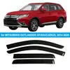 Adecuado para Mitsubishi Outlander 2014-2020 Deflector de Ventana Lateral para Lluvia Extensión de Ceja de Lluvia