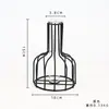 Vaso Hidropônico Pequeno Ornamentado Minimalista Criativo Nórdico de Luxo Leve Estilo Ins Tendência para Sala de Estar Arranjo de Flores Secas Decoração de Mesa de Jantar