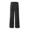 Diseño de Cinturón de Nicho Sentido de la Moda Pantalones Rectos de Pierna Ancha cleanfit Sentido de la Caída Estilo Americano Traje Casual Pantalones Retro