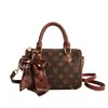 Bolsa Almohada Presbiópica Bolso Boston Bolso de Mano Lujo Ligero para Mujer 2025 Nuevo Bolso Cruzado de Hombro Estampado Retro