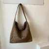 Bolsa tote para o dia a dia, nova coleção outono 2026, grande capacidade, bolsa de ombro estilosa estilo coreano, bolsa casual de ombro