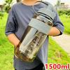 Vaso de Agua Deportivo Capacidad Hervidor para Hombre 3000ml Vaso Espacial de Plástico Portátil Verano Sitio de Construcción Vaso de Té Grande