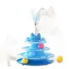 Brinquedo Roda Giratória para Gatos Autoentretenimento Alívio do Tédio Vara de Brincar Giratória Bola Giratória Gadget de Diversão para Gatos Pena Gatinho Pequeno Animal de Estimação Brinquedo Educativo