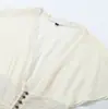Top de Manga Corta con Encaje Patchwork y Dobladillo Asimétrico, Moda Europea y Americana Transfronteriza, Nuevo 2026, 3644660