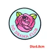 Adesivos de tecido bordados com flores de desenho animado transfronteiriços, patch de bordado para computador, adesivos de tecido personalizados estilo europeu e americano, ponto quente