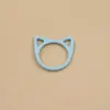 Atacado do Fabricante Liga Colorida Orelhas de Gato Marcadores de Pontos Marcadores de Pontos Fechados Marcadores de Pontos Desenho Animado Ferramentas de Tricô DIY