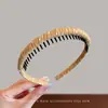 Diadema Floral Estilo Francés Vintage con Dientes, Aro para el Cabello Antideslizante, Pasador Estilo Hada para Lavarse la Cara, Accesorio para el Cabello para Niñas