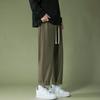 Calça Cargo Retrô Americana Streetwear Masculina Perna Larga Reta Casual Nova 2023 Calça Arch