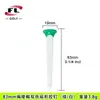 Fuli Sports Golfe Duas Cores Tee Plano para Bola Tee de Plástico 83/44mm Tee para Bola